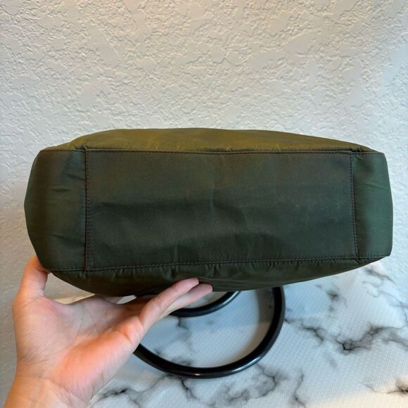 Prada Milano Shoulder Handbag Nylon Rolled Handles - Picture 12 of 13